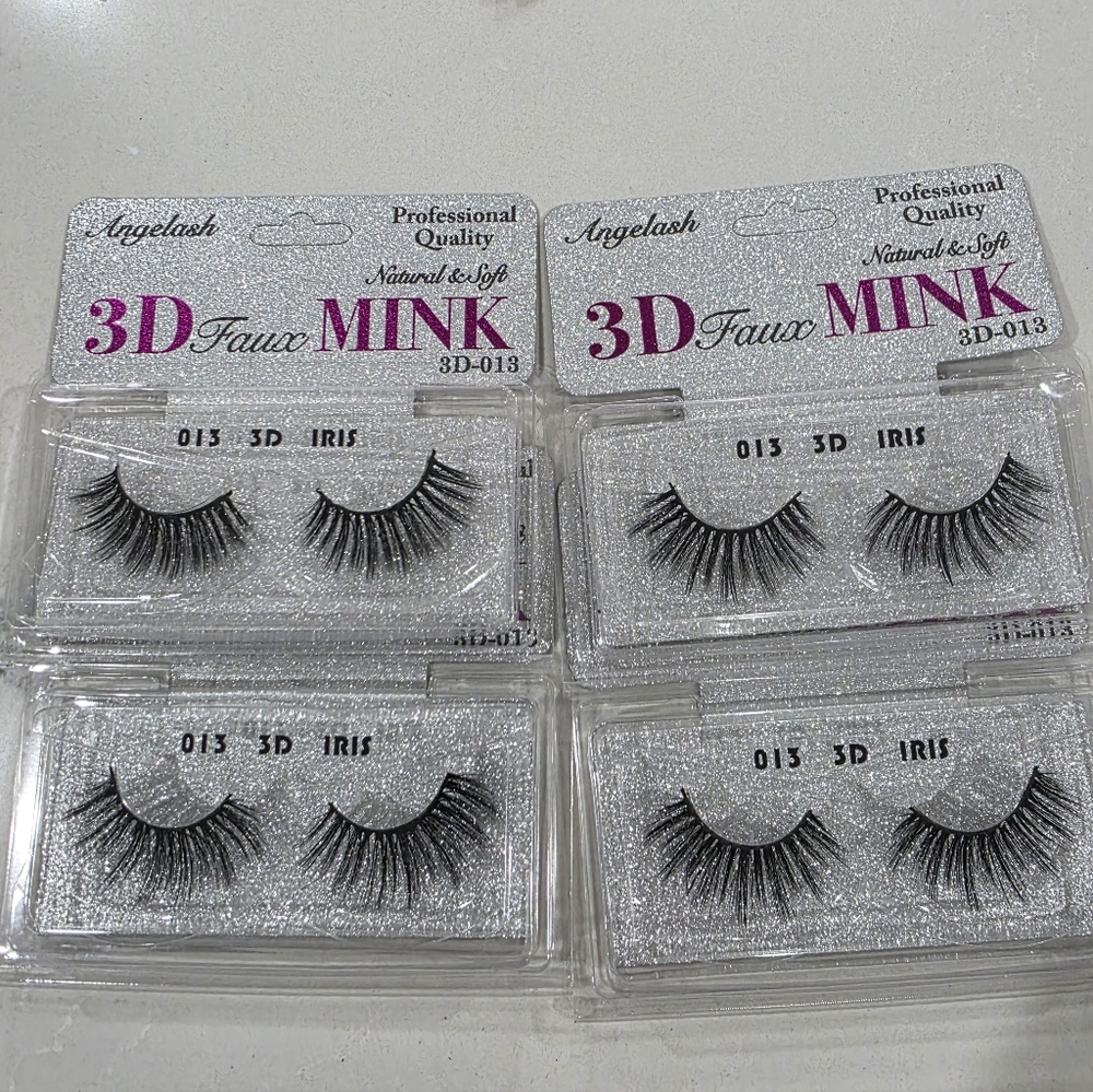 4 Pairs 3D Faux Mink Lashes